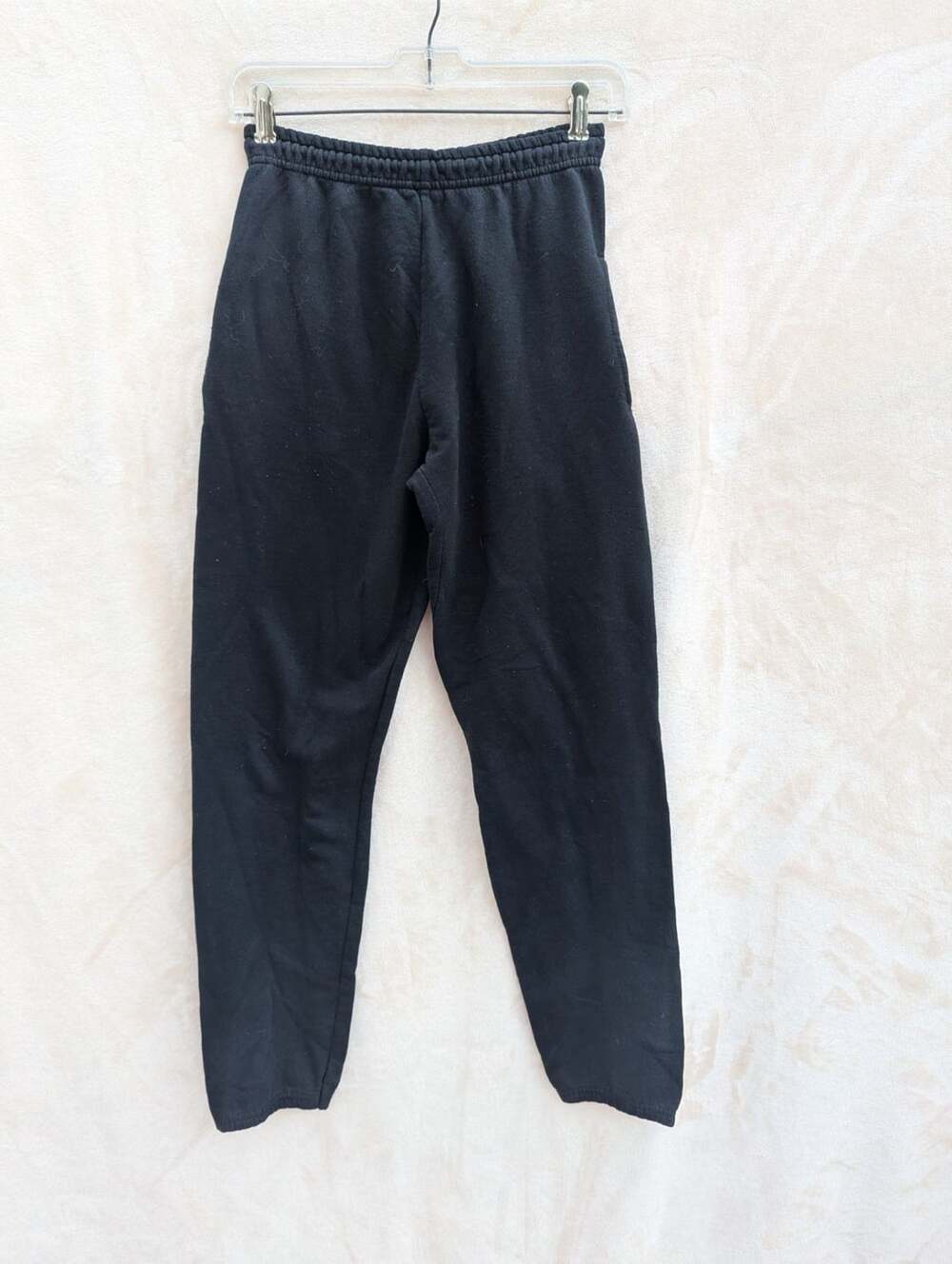 Athletic Works Men's Black Fleece Sweatpants Size Small 28-30
